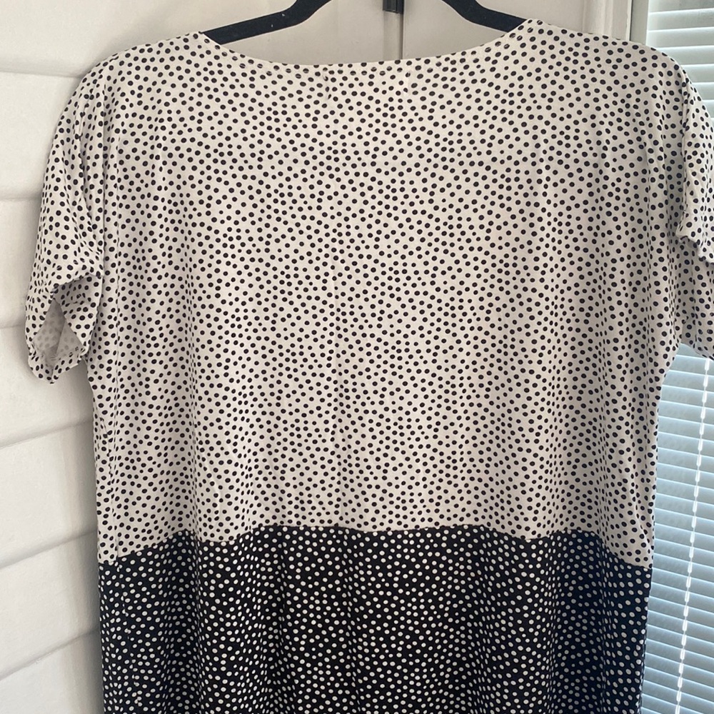 Fighting Eel Dot Patchwork Tshirt Dress - image 5